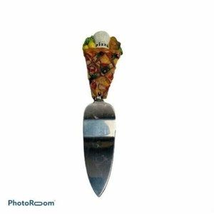 Silea Pizza Server Ceramic Stainless Steel Collectible Utensil Tool Colorful 10"